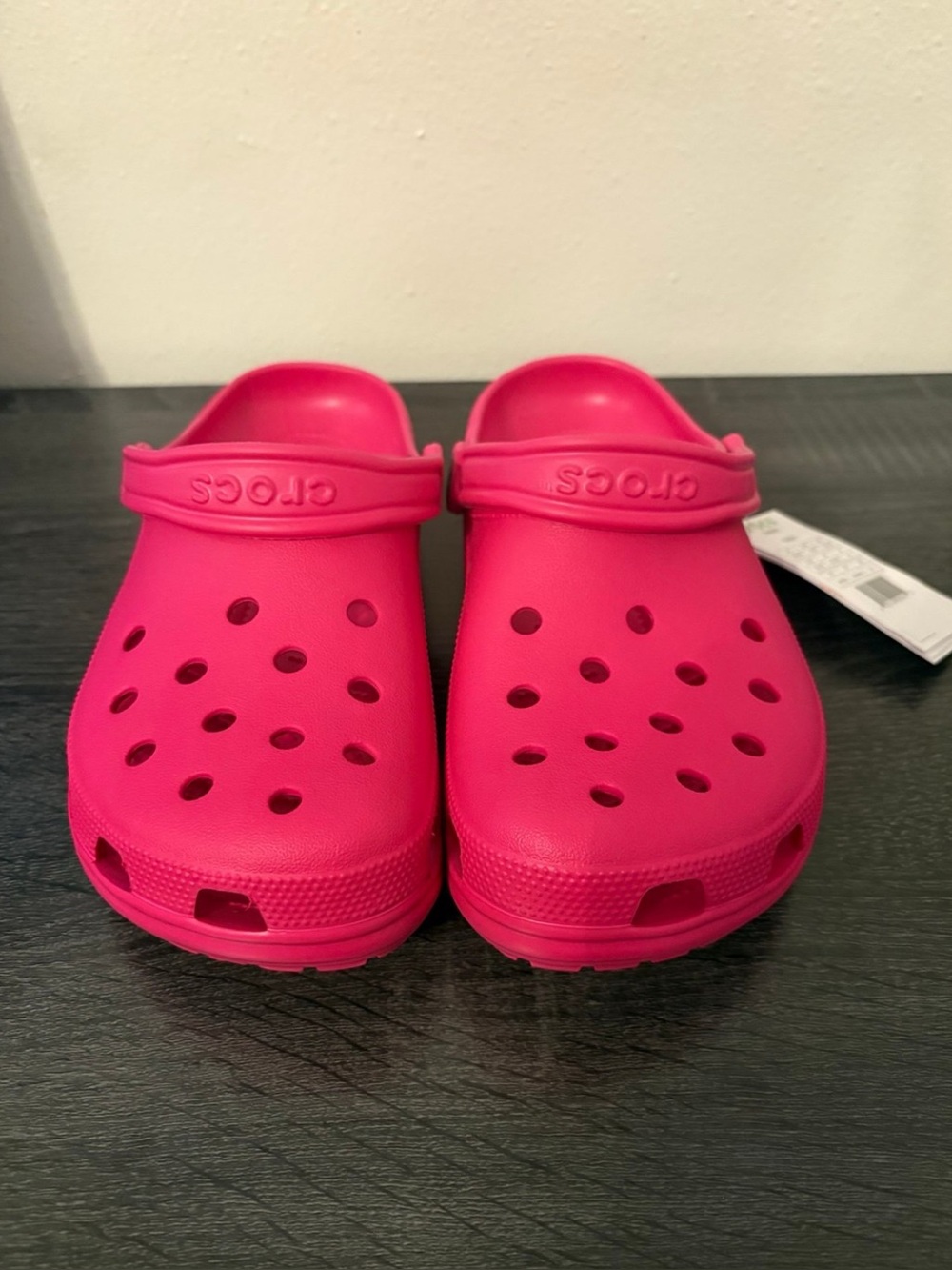 NWT Hot Pink Crocs | W8, M6